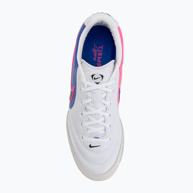 Încălțăminte de fotbal pentru bărbați Nike Tiempo Ligera Pro TF white/racer blue/pink blast/black 5
