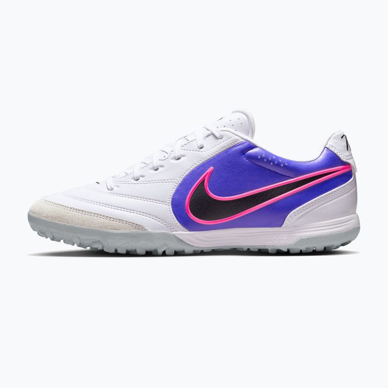 Încălțăminte de fotbal pentru bărbați Nike Tiempo Ligera Pro TF white/racer blue/pink blast/black 9