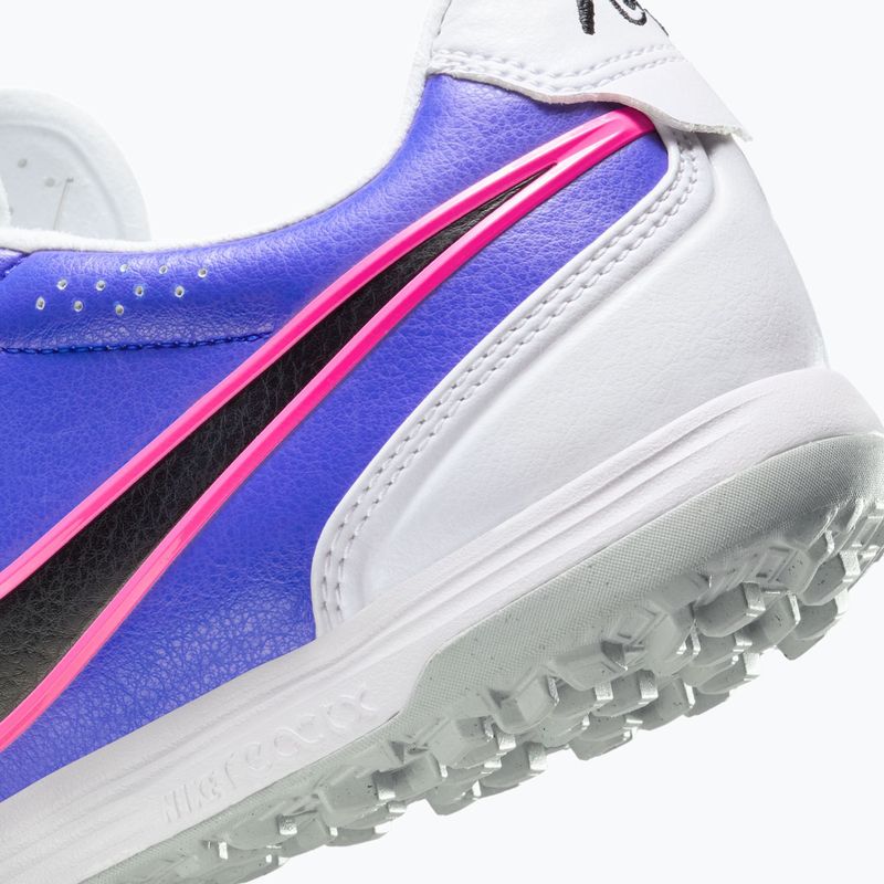 Încălțăminte de fotbal pentru bărbați Nike Tiempo Ligera Pro TF white/racer blue/pink blast/black 15