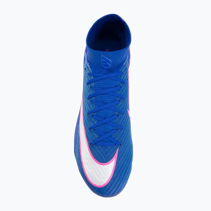 Încălțăminte de fotbal pentru bărbați Nike Mercurial Superfly 10 Elite SG-Pro racer blue/white 5