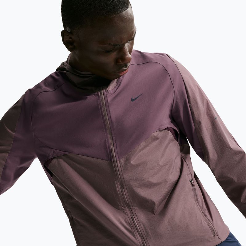 Geacă de alergare pentru bărbați Nike Stride Dri-Fit dark wine/tattoo/burgundy crush 6