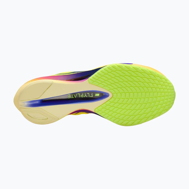 Încălțăminte de alergare pentru femei Nike Vaporfly 4 citron pulse/laser orange/indigo burst 3