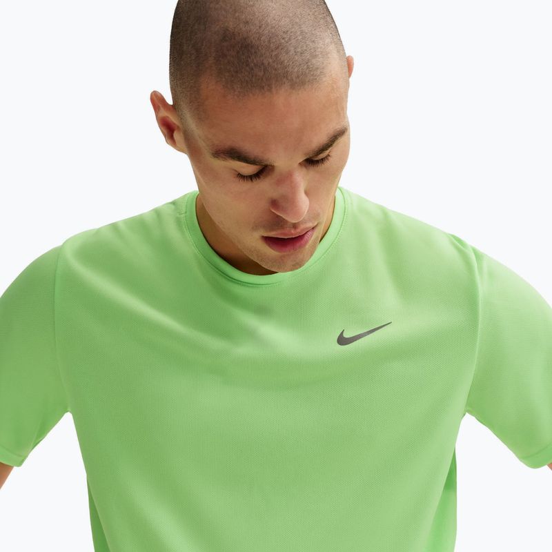 Tricou de alergare pentru bărbați Nike Miler Dri-Fit UV lime blast 5