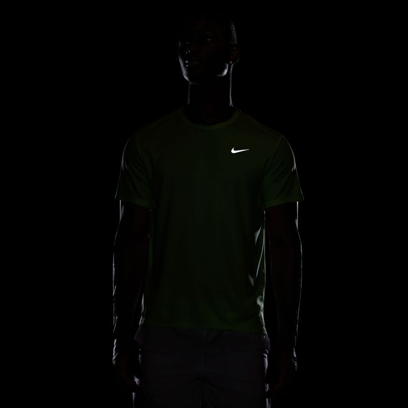 Tricou de alergare pentru bărbați Nike Miler Dri-Fit UV lime blast 7