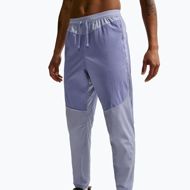 Pantaloni de alergare pentru bărbați Nike Stride Repel Woven iron purple/indigo haze 4