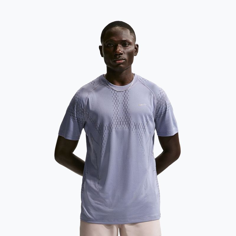 Tricou de alergare pentru bărbați Nike Stride Dri-Fit ADV iron purple/dark raisin