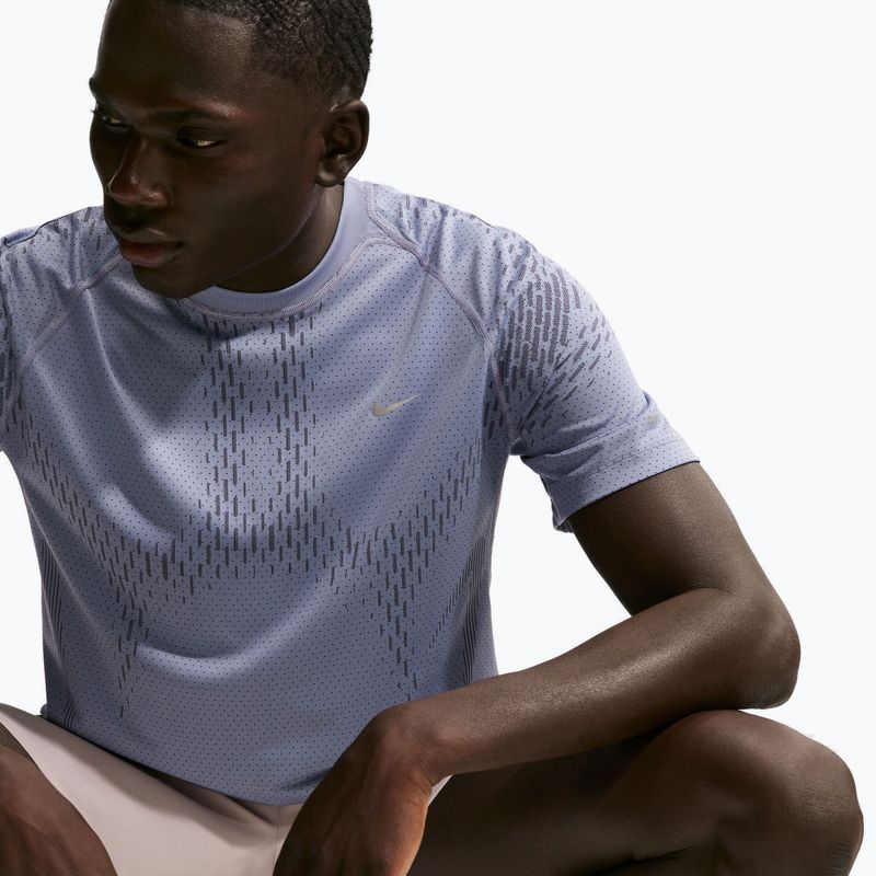 Tricou de alergare pentru bărbați Nike Stride Dri-Fit ADV iron purple/dark raisin 7