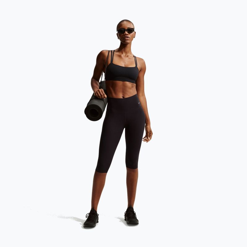 Sutien de antrenament Nike Zenvy Strappy Light-Support black/cool grey 2