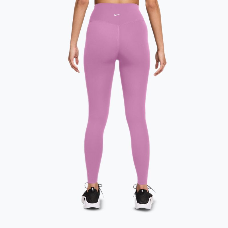 Colanți pentru femei Nike Zenvy High-Waisted 7/8 light magenta/white 2