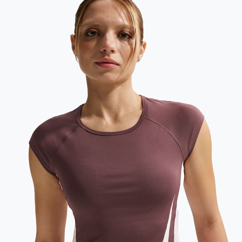 Tricou de alergare pentru femei Nike Swoosh Run Dri-Fit tattoo/pink foam/white 4