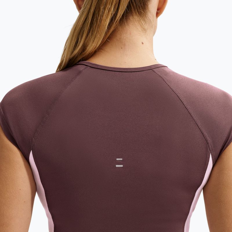 Tricou de alergare pentru femei Nike Swoosh Run Dri-Fit tattoo/pink foam/white 5