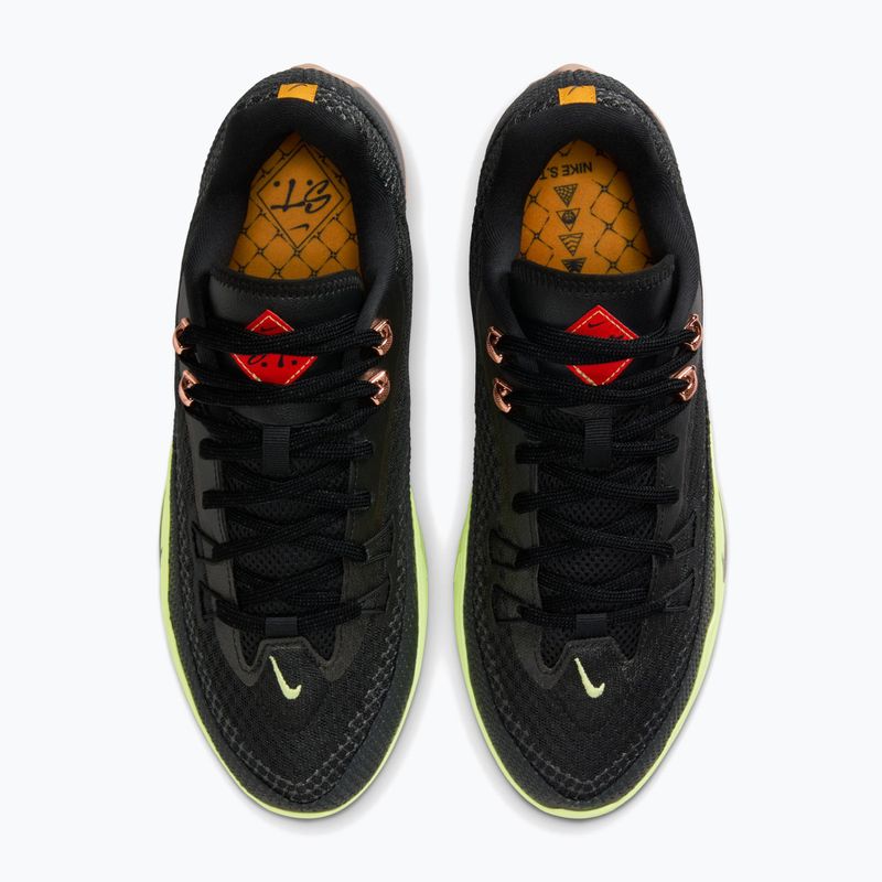 Încălțăminte de baschet pentru bărbați Nike Street Flare black/light lemon twist/desert dust/black 6