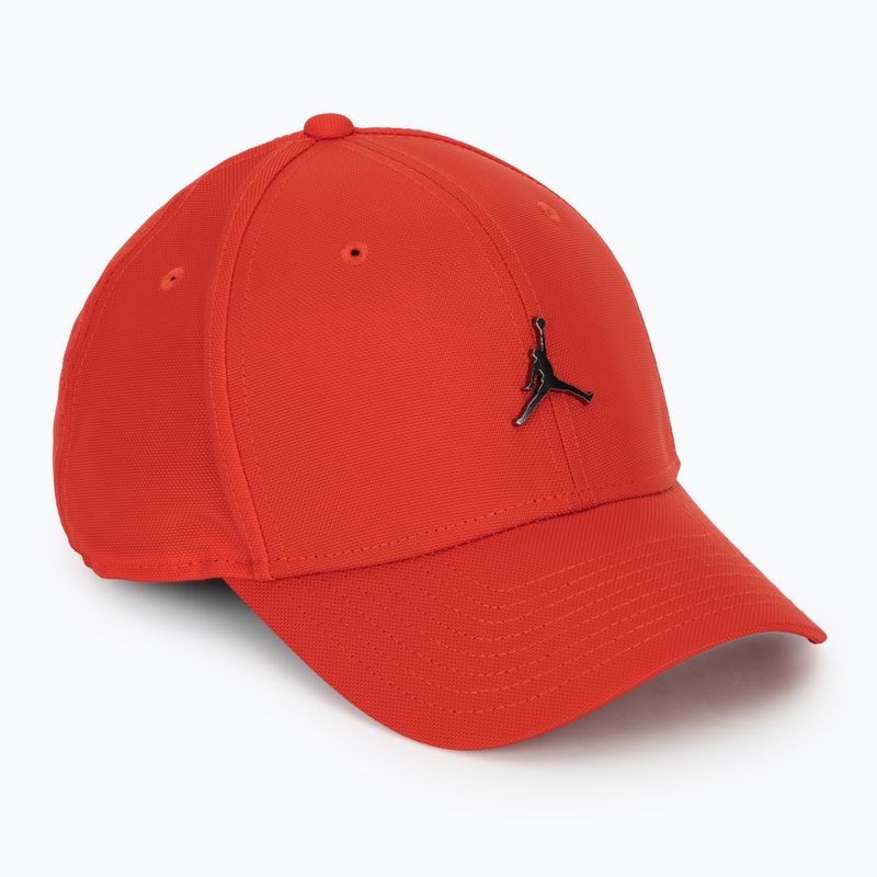 Czapka z daszkiem Nike Jordan Rise Structured Metal Jumpman chile red/r511