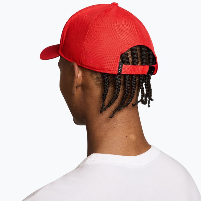 Czapka z daszkiem Nike Jordan Rise Structured Metal Jumpman chile red/r511 6