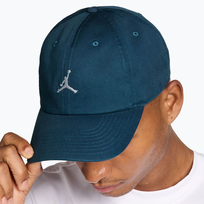 Șapcă Nike Jordan Club Unstructured Curved-Bill squadron blue/sail 4