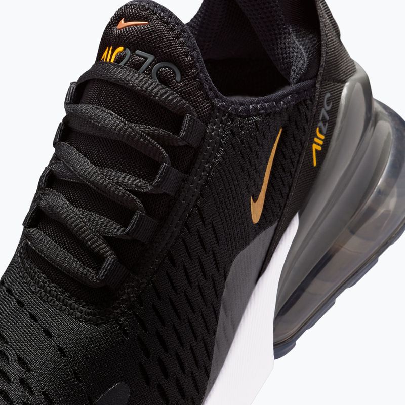 Încălțăminte pentru copii Nike Air Max 270 black/laser orange/metallic copper 8