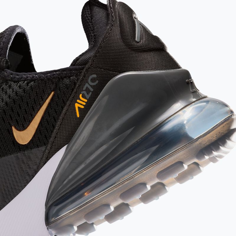 Încălțăminte pentru copii Nike Air Max 270 black/laser orange/metallic copper 9