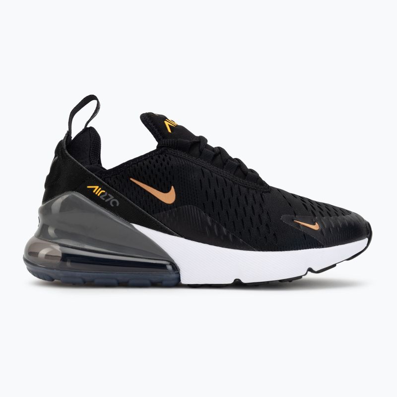Încălțăminte pentru copii Nike Air Max 270 black/laser orange/metallic copper 2