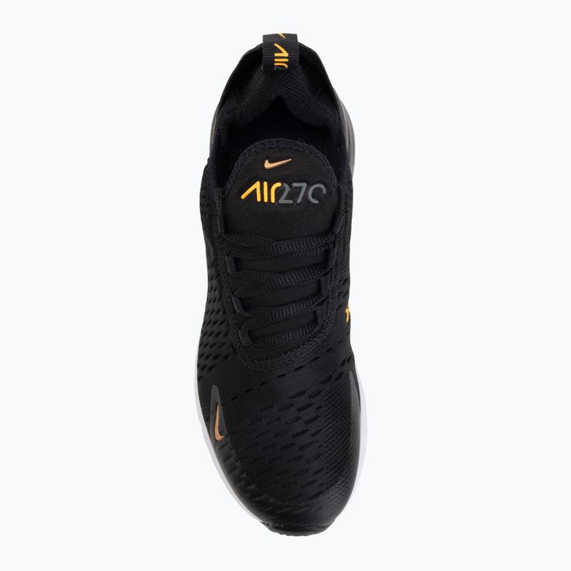 Încălțăminte pentru copii Nike Air Max 270 black/laser orange/metallic copper 5