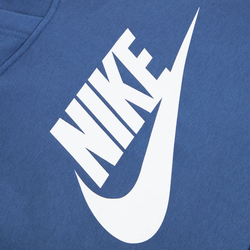 Bluză pentru copii Nike Club Fleece Hoodie mystic navy/white 3