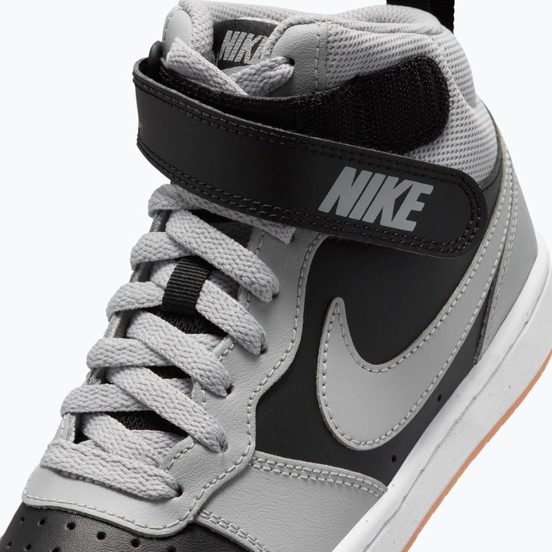Încălțăminte Nike Court Borough Mid 2 black/white/gum med brown/light smoke grey 8