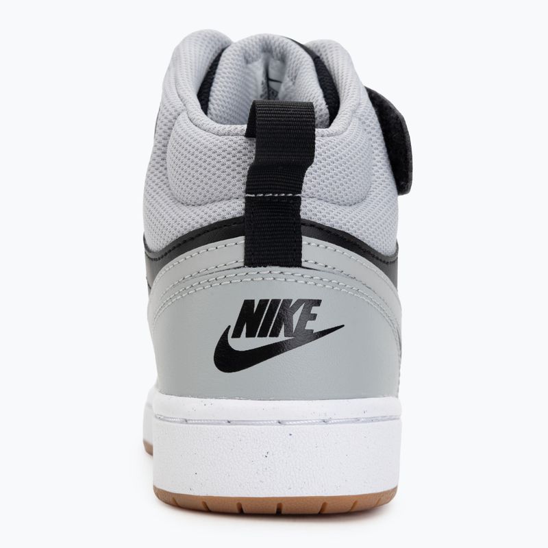 Încălțăminte pentru copii Nike Court Borough Mid 2 black/white/gum medium brown/light smoke grey 6
