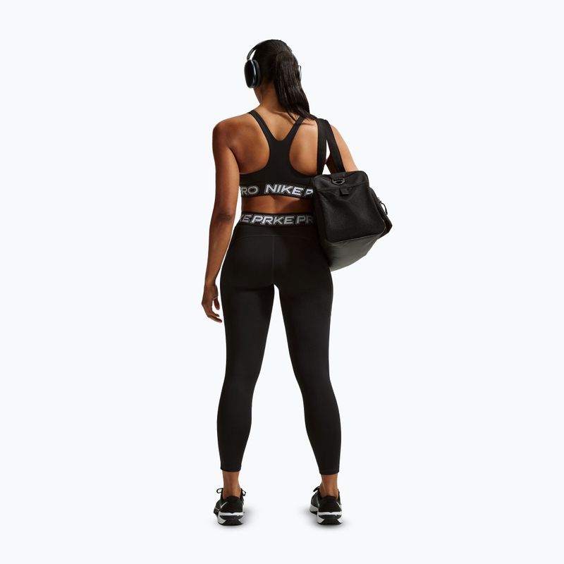 Colanți pentru femei Nike Pro Mid-Rise 7/8 black/white/white 3