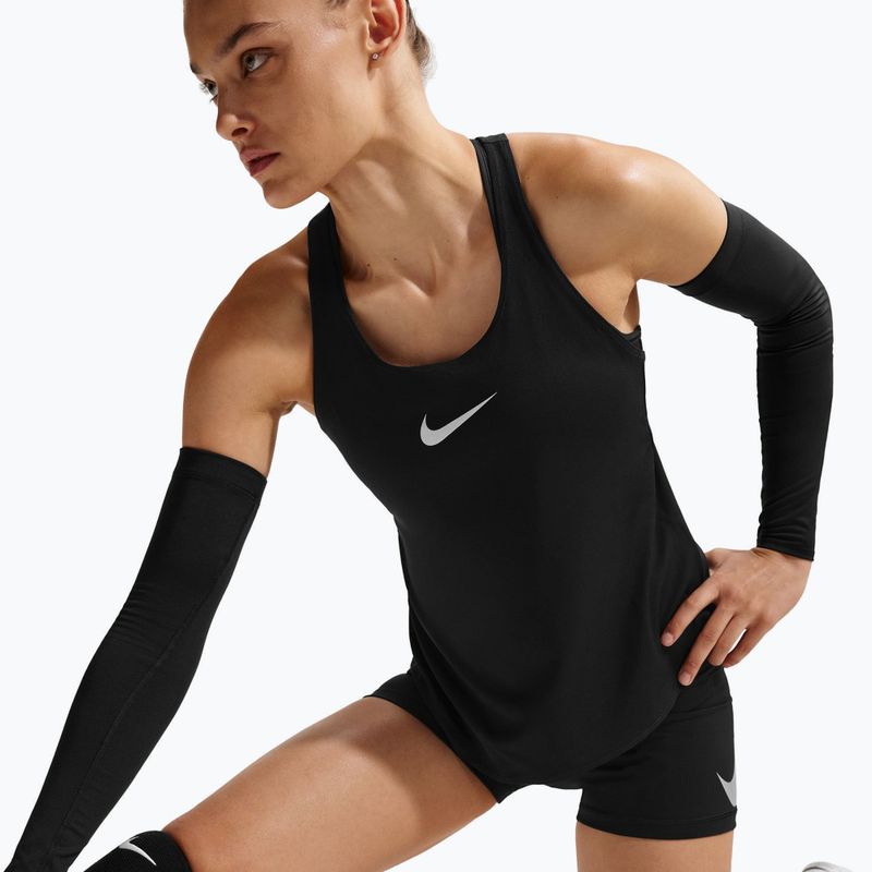 Tricou de antrenament pentru femei Nike Pro Dri-Fit TT black/white/metallic silver 6
