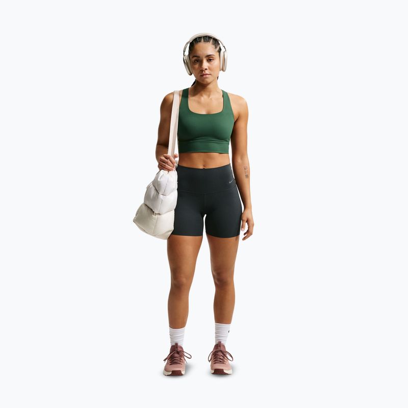 Sutien de antrenament Nike Zenvy Light Support Longline fir/white 2