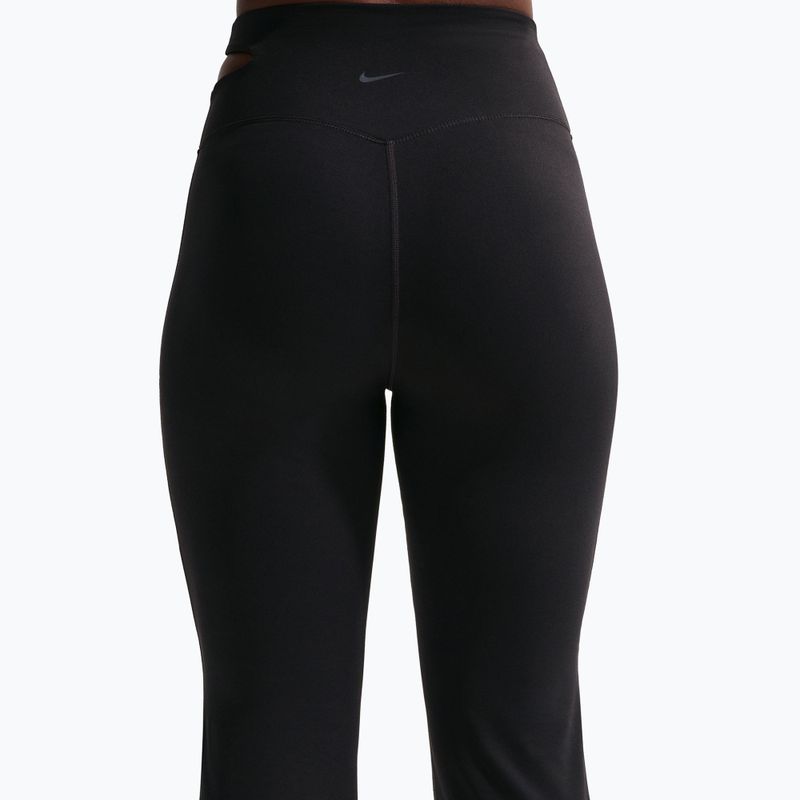 Pantaloni de antrenament pentru femei Nike Zenvy High-Waisted Flared black/pcg3c 4