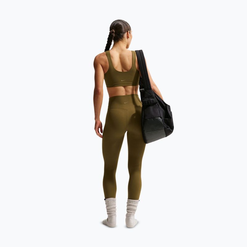 Sutien de antrenament Nike Zenvy Light-Support Lightly Lined olive flak/white 3