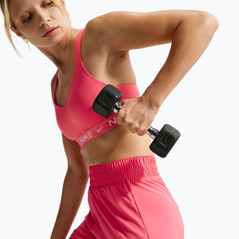 Pantaloni scurți pentru femei Nike One Dri-Fit High-Waisted 3" 2In1 sea coral/white 5