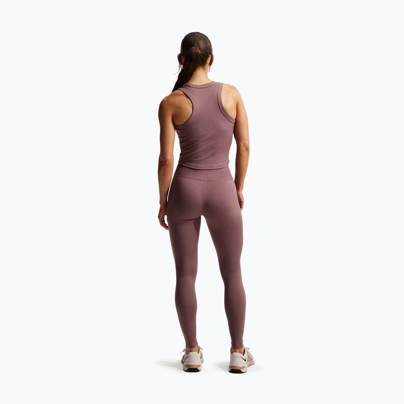 Colanți pentru femei Nike One Seamless Front High-Waisted tattoo/white 3