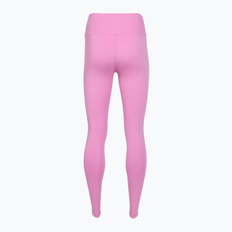 Colanți de antrenament pentru femei Nike One High-Waisted 7/8 magenta light/white 2