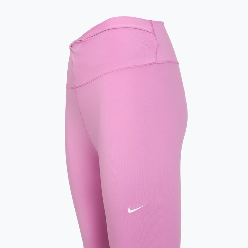 Colanți de antrenament pentru femei Nike One High-Waisted 7/8 magenta light/white 3