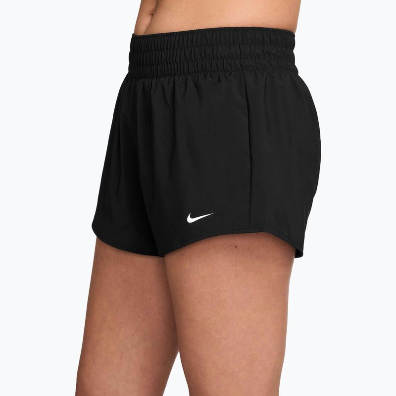 Pantaloni scurți pentru femei Nike One Dri-Fit 3" Black/White 3