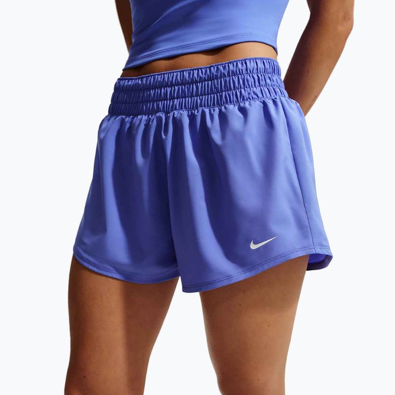 Pantaloni scurți de damă Nike One Dri-Fit 3" sapphire/white 5