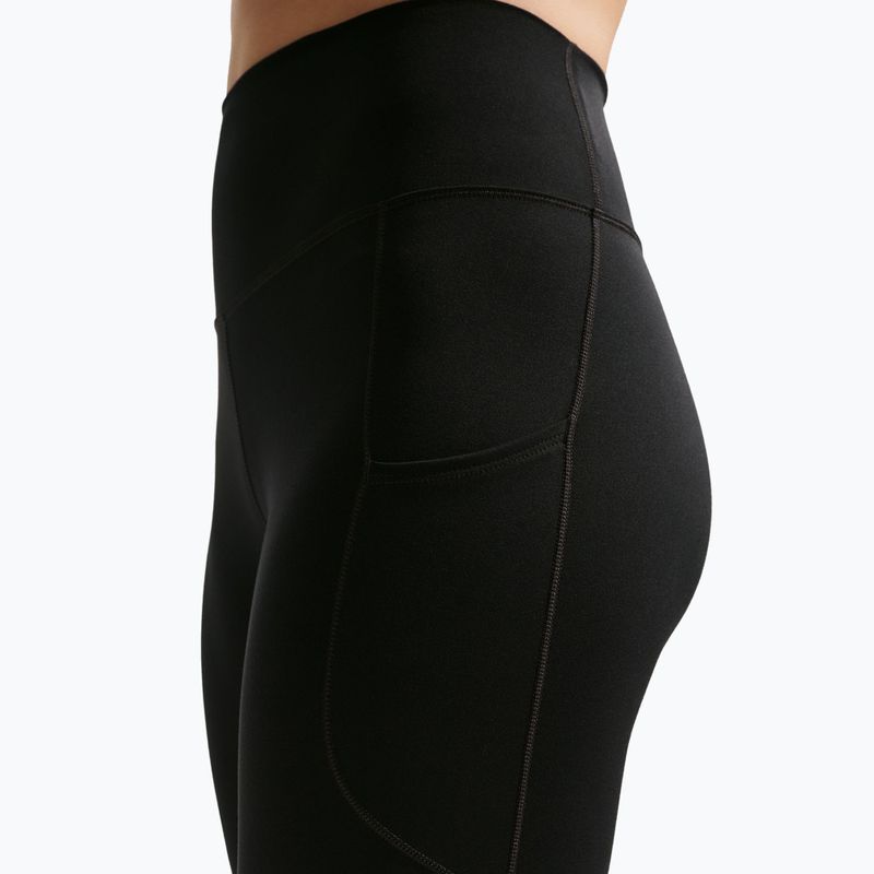 Colanți de antrenament pentru femei Nike One High-Waisted 7/8 black/white 5