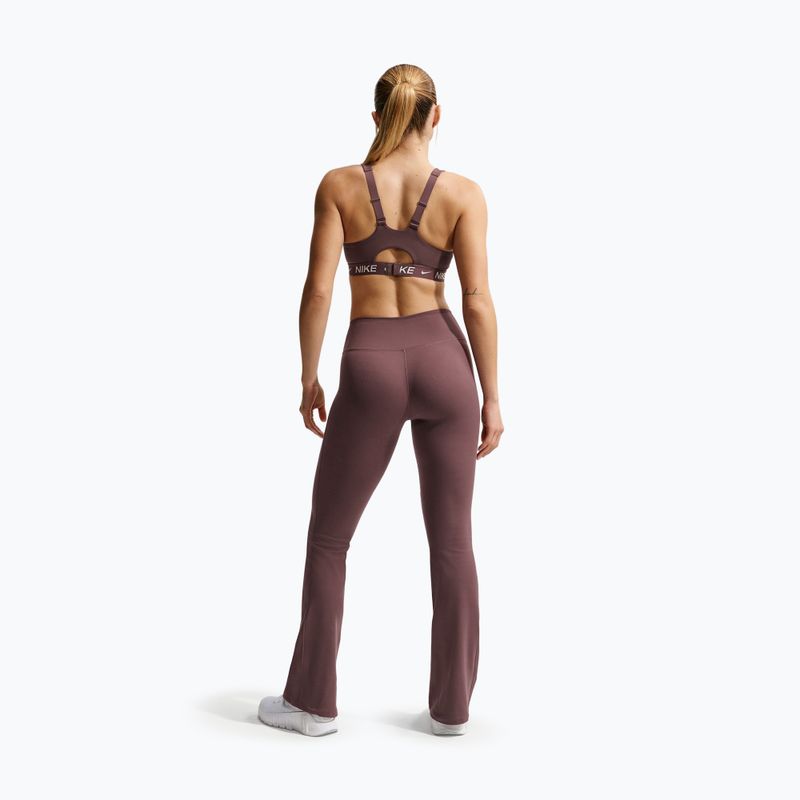 Colanți pentru femei Nike One High Waisted Flared tattoo/white 3