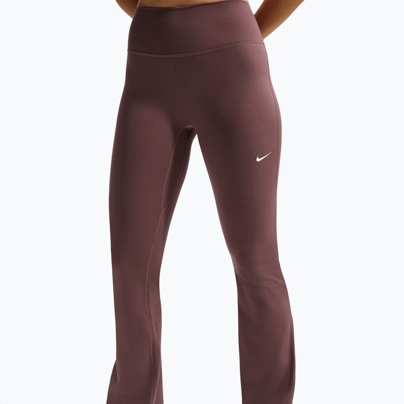 Colanți pentru femei Nike One High Waisted Flared tattoo/white 5