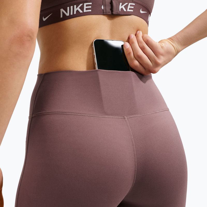 Colanți pentru femei Nike One High Waisted Flared tattoo/white 7