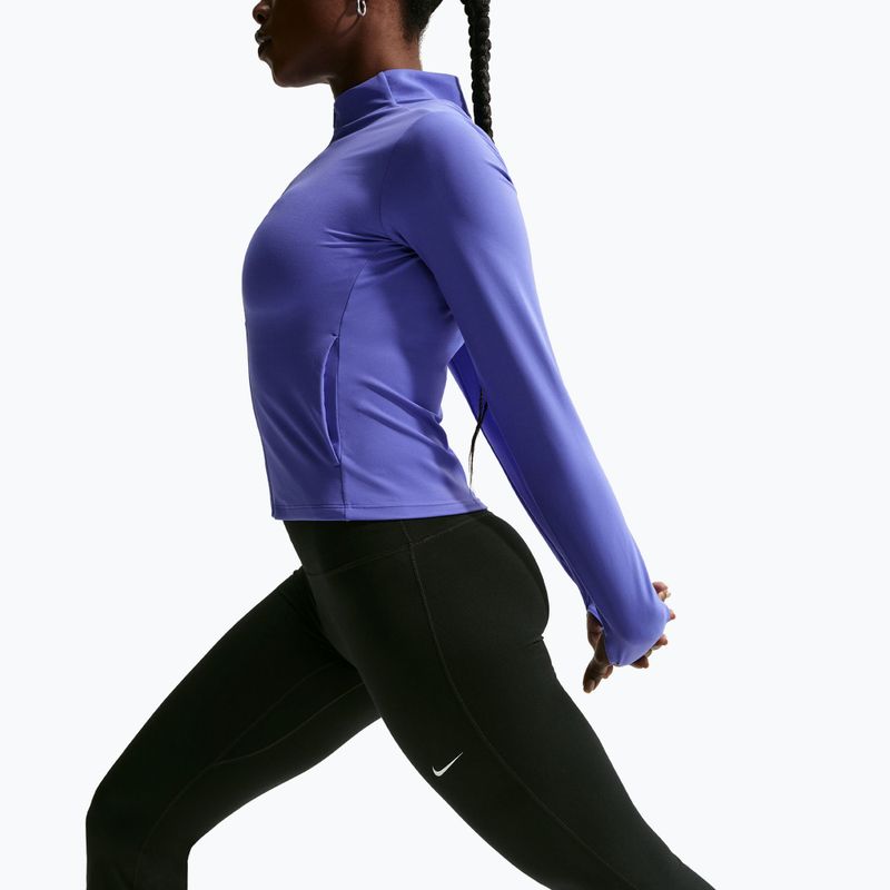 Colanți pentru femei Nike One High Waisted Flared black/white 4