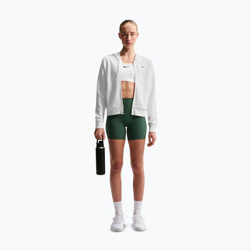 Pantaloni scurți pentru femei Nike Zenvy High Waisted Biker 5" fir/white 2