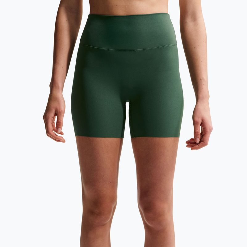 Pantaloni scurți pentru femei Nike Zenvy High Waisted Biker 5" fir/white 5