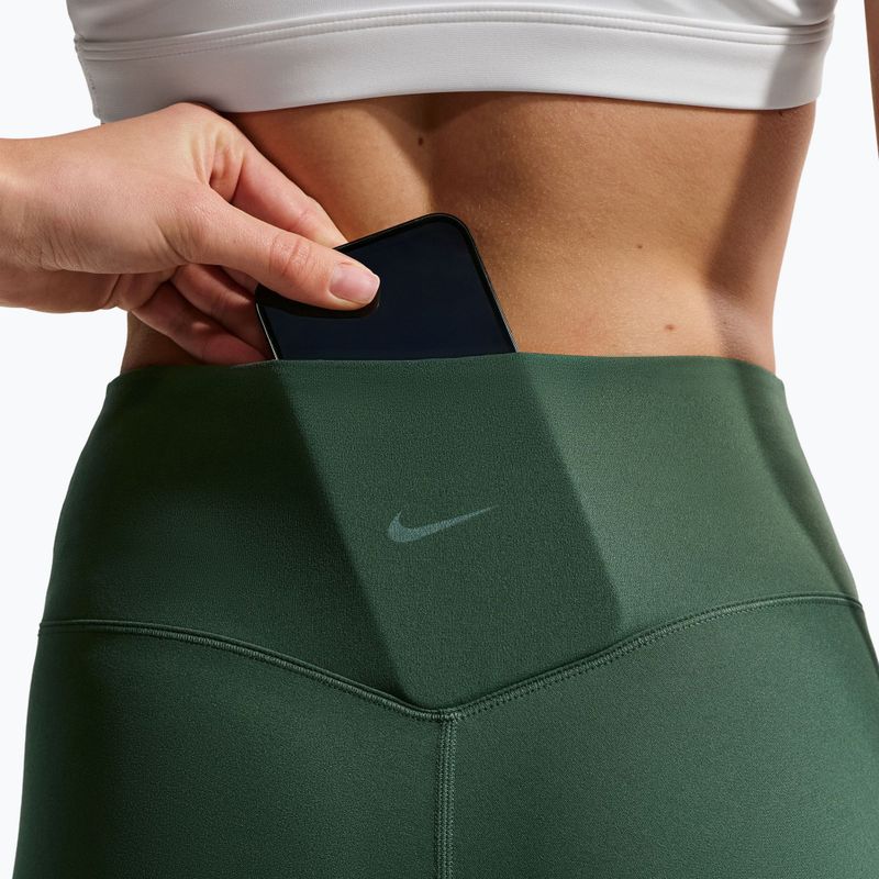Pantaloni scurți pentru femei Nike Zenvy High Waisted Biker 5" fir/white 7