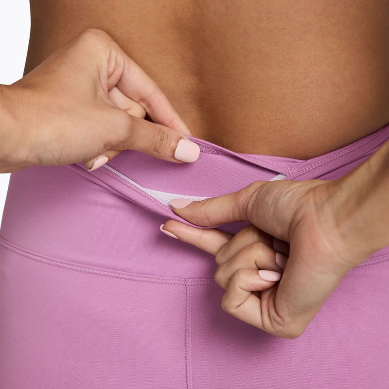 Pantaloni scurți pentru femei Nike One High-Waisted Biker 5" light magenta/white 4