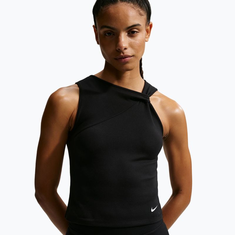 Tricou de antrenament pentru femei Nike One Dri-Fit TT black/white