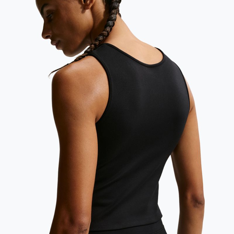 Tricou de antrenament pentru femei Nike One Dri-Fit TT black/white 5