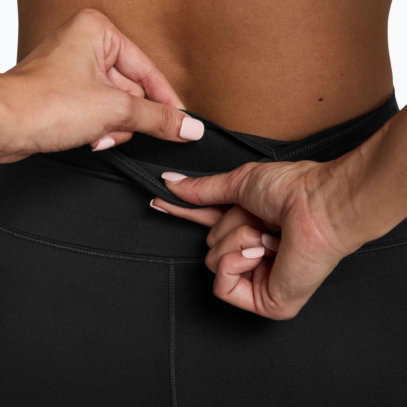 Pantaloni scurți pentru femei Nike One High-Waisted Biker 8" black/white 4