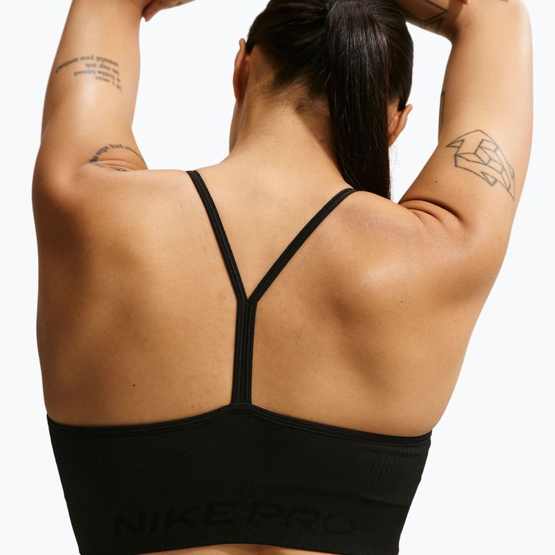 Sutien de antrenament Nike Pro Seamless Light Support black 5